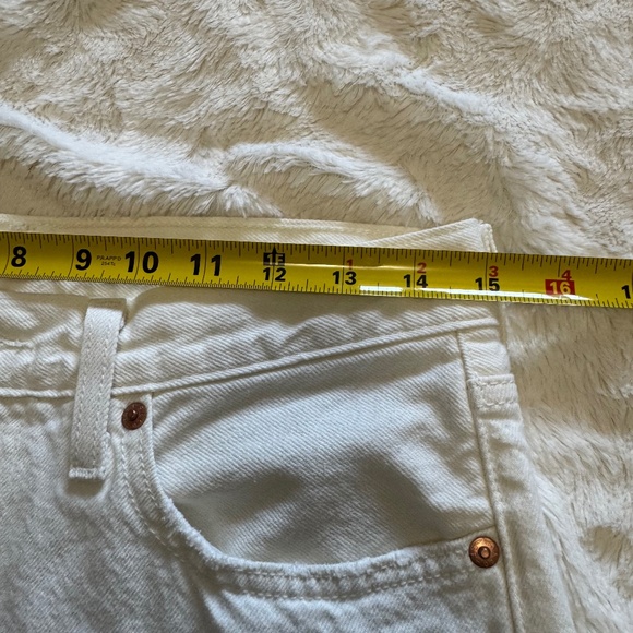 Levi's  Premium XL Flood Women's Cream Wide Leg Jeans SZ 26 - Picture 7 of 11